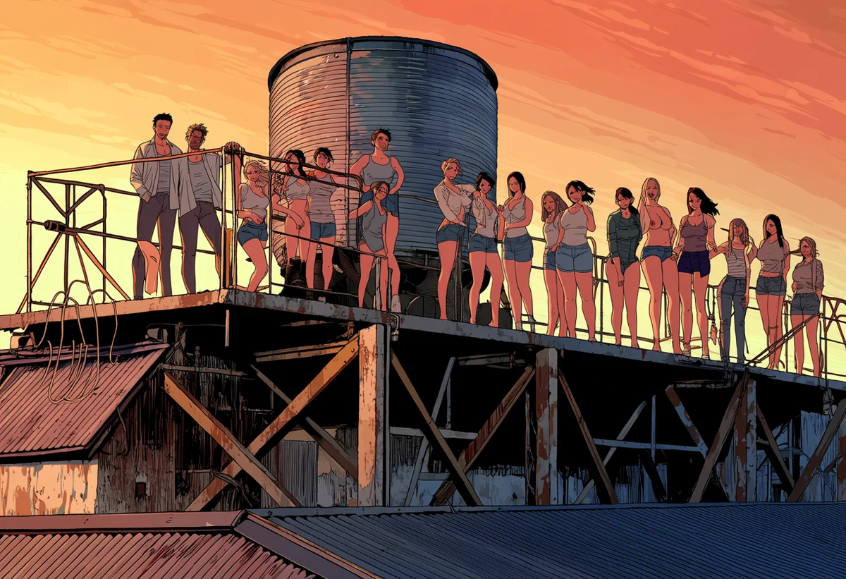 Rooftop Water Tank